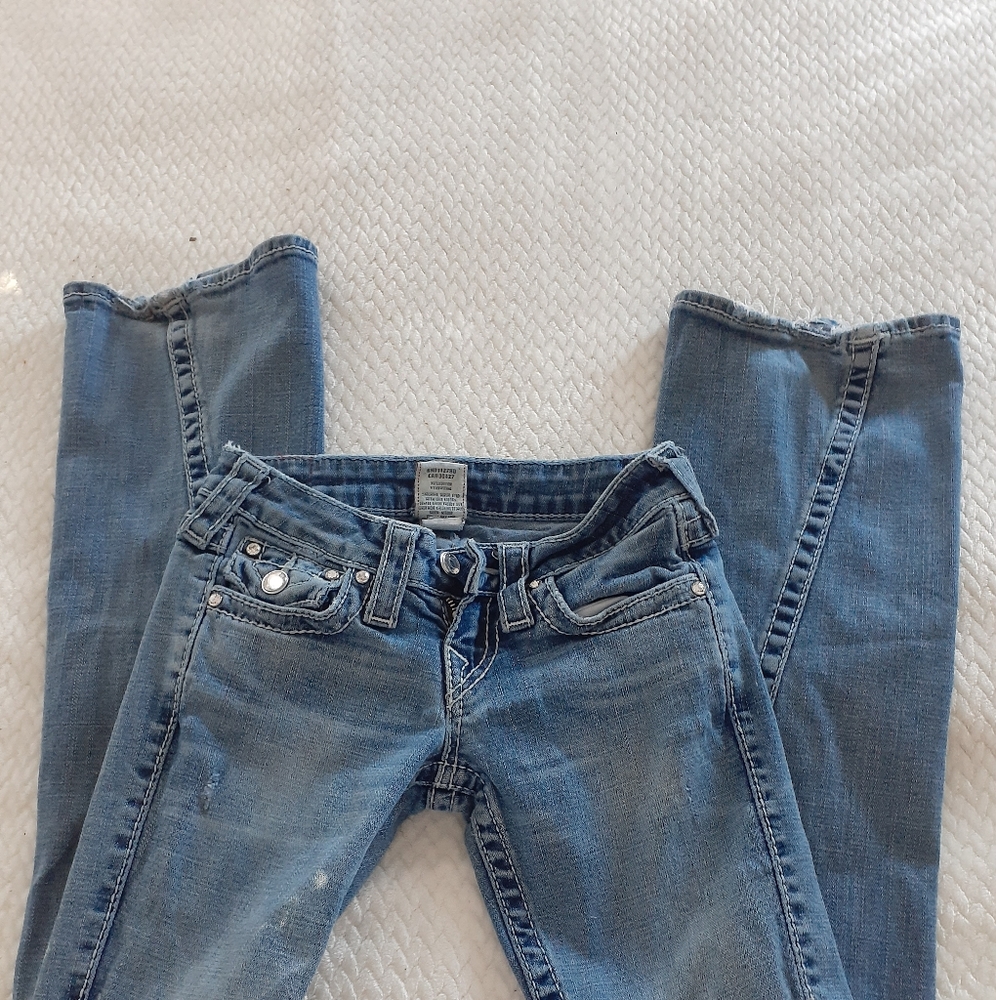 Size 23 True Religion jeans.